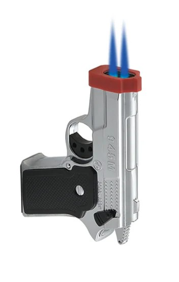 Pistol Double Torch Lighter